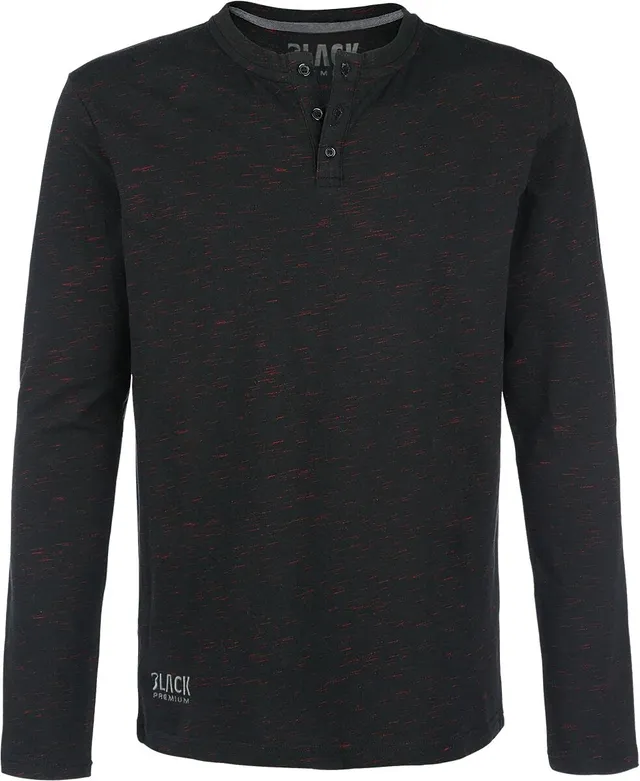black-premium-basic-langarmshirt-herren-longsleeve-gr-s image 1