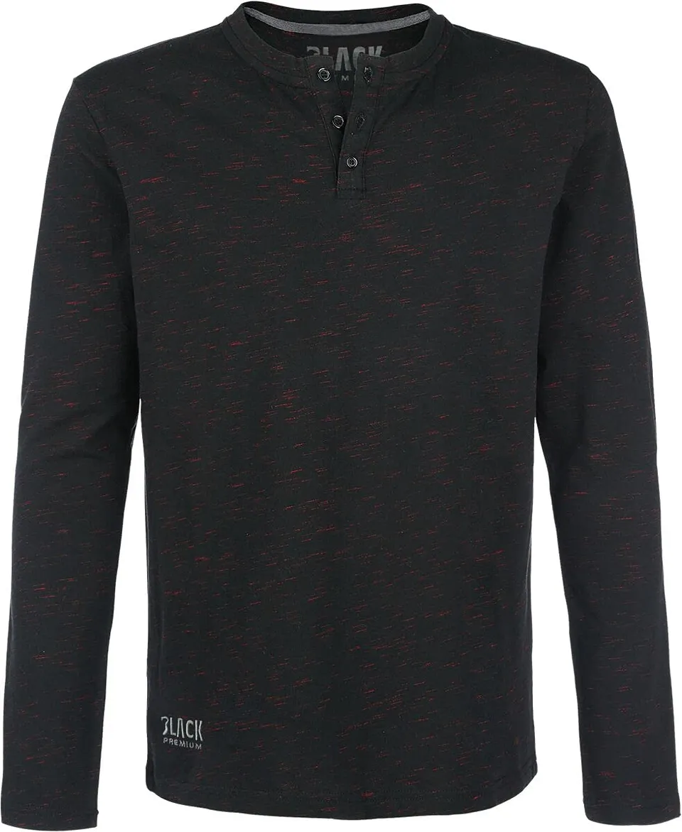 black-premium-basic-langarmshirt-herren-longsleeve-gr-s image 1