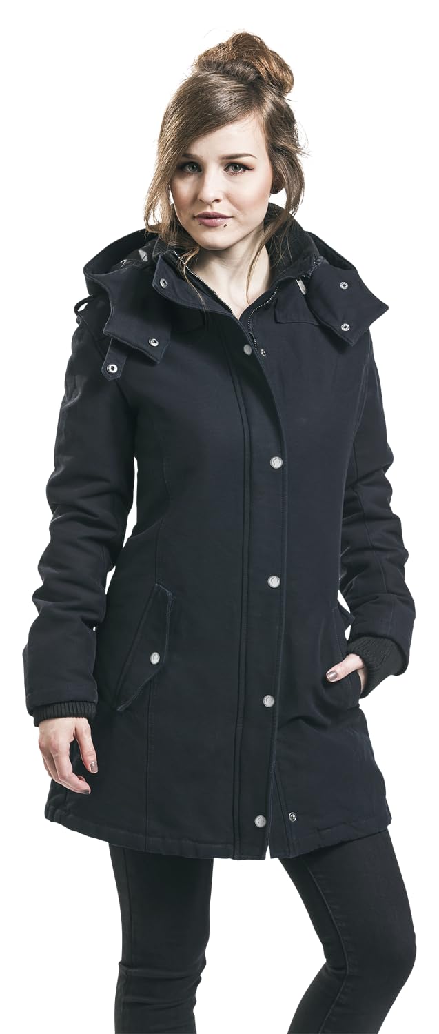 black-premium-jacken-winterjacke-schwarz-xs-kapuze image 6