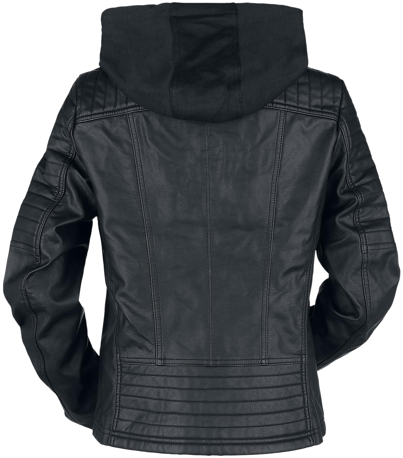 black-premium-by-emp-damen-kunstlederjacke-schwarz-3xl-biker image 3