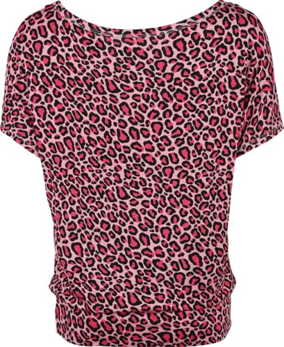 red-by-emp-t-shirts-t-shirt-damen-pink-leo-print image 8