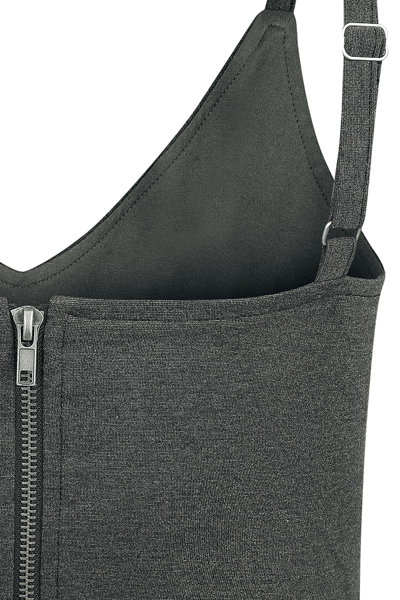 black-premium-by-emp-damen-top-grau-mit-rei-verschluss-xl image 3