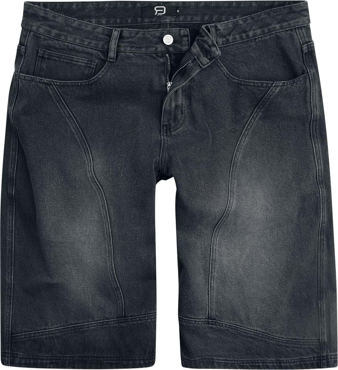 red-by-emp-schwarze-baggy-shorts-herren-l-knielang image 1
