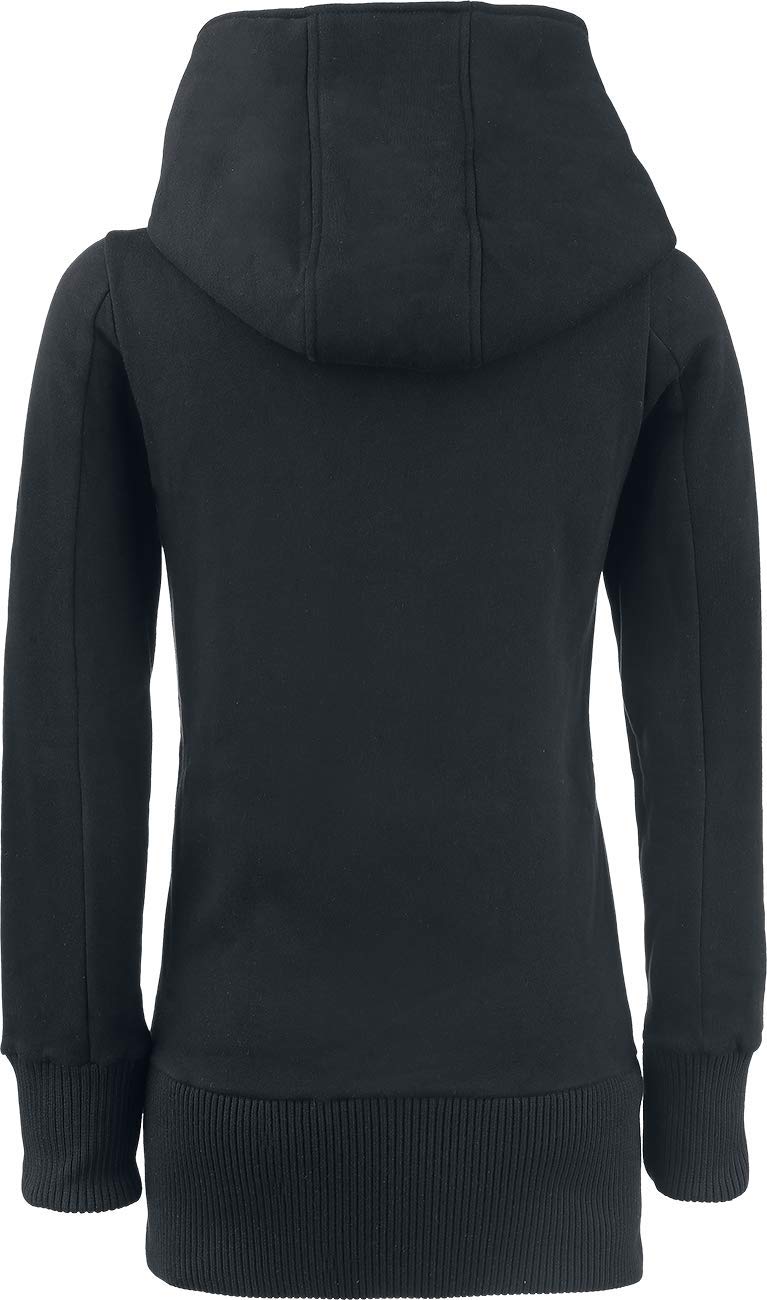 red-by-emp-damen-sweatjacke-schwarz-lang-gr-m-kapuze image 3