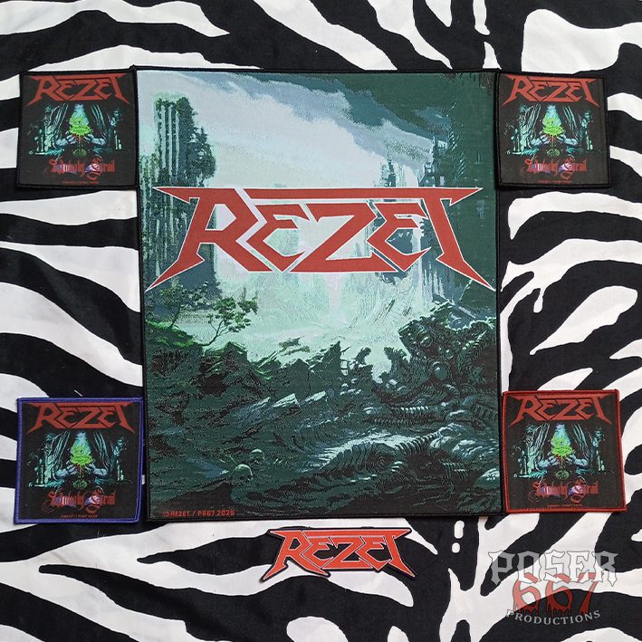 rezet-unholy-grail-patch-aufn-her-schwarz-9-5-cm-gewebt image 3