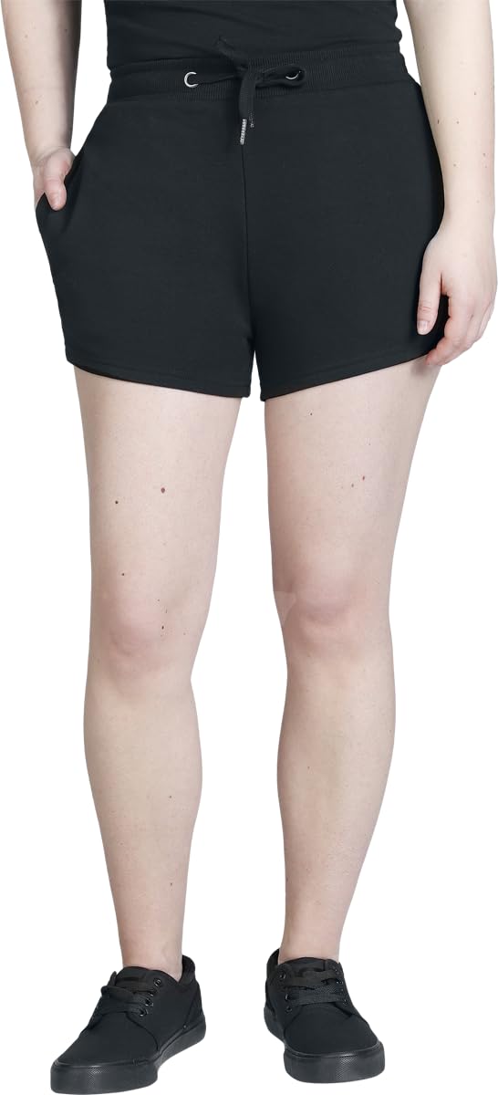 red-by-emp-shorts-schwarz-tunnelzug-gerader-schnitt-l image 6