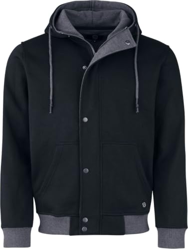 red-by-emp-jacke-herren-sweatjacke-schwarz-gr-l-kapuze image 8