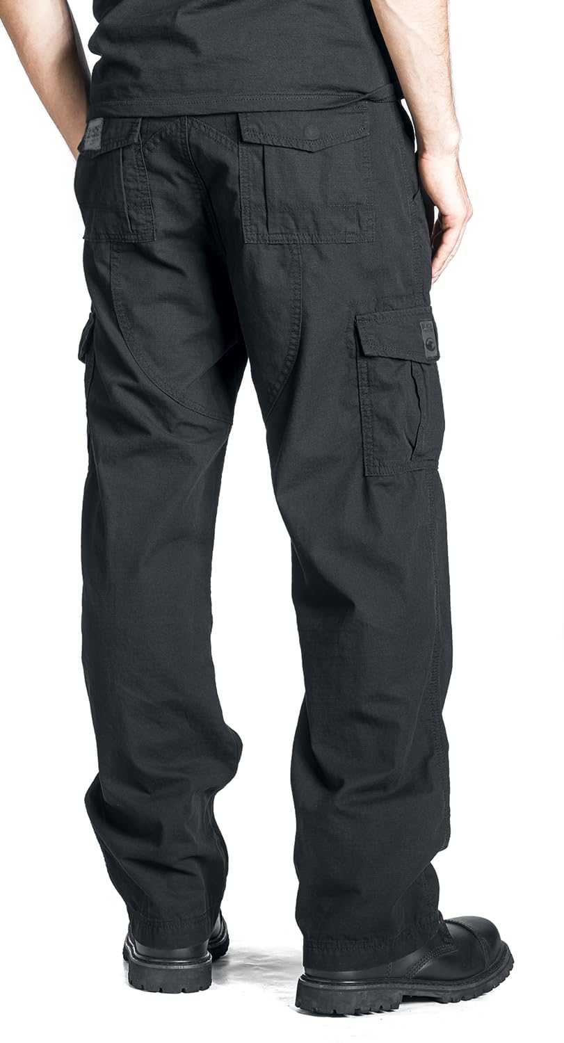 black-premium-by-emp-cargohose-herren-schwarz-ripstop-xl-g-rtel image 5