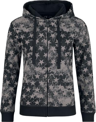 red-by-emp-kapuzenjacke-sternen-allover-print-schwarz image 6