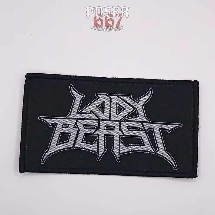 lady-beast-logo-patch-gewebt-9-cm image 1
