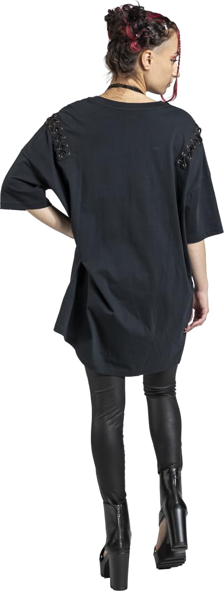 black-premium-beaks-claws-oversize-t-shirt-schwarz-print-m image 6