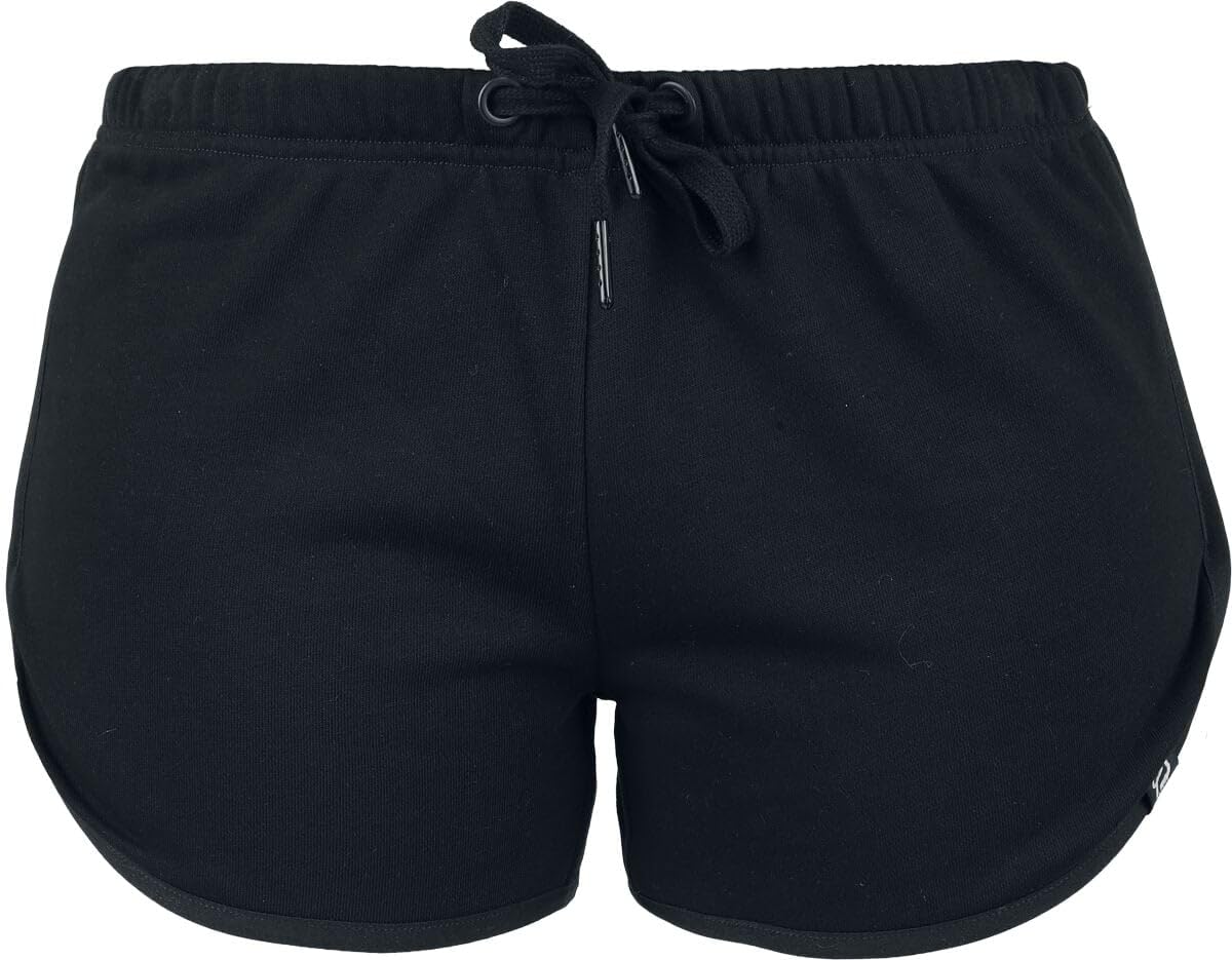 red-by-emp-shorts-damen-schwarz-labelpatch-gr-e-l image 1