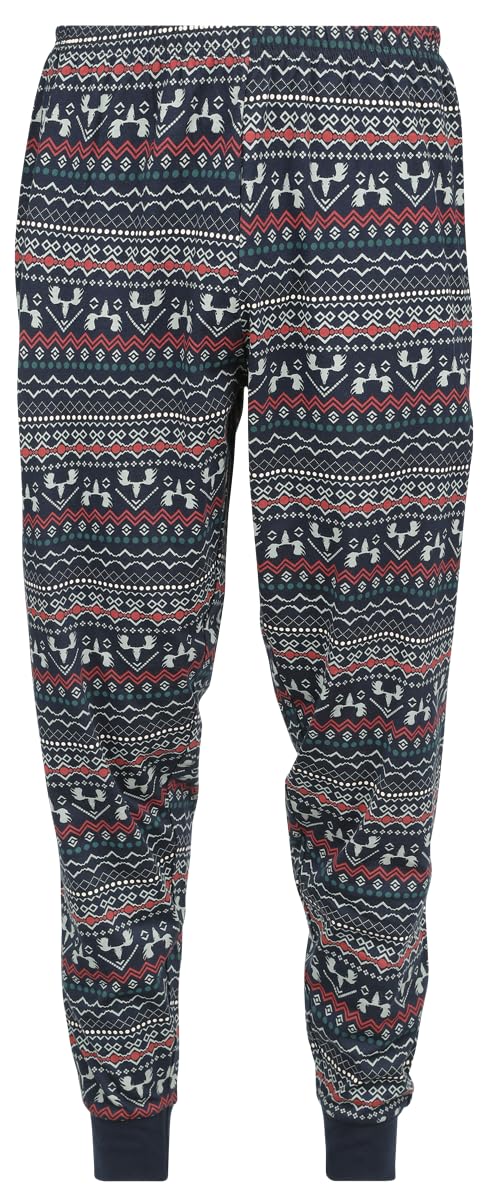 red-by-emp-weihnachts-pyjama-longsleeve-herren-dunkelblau image 5