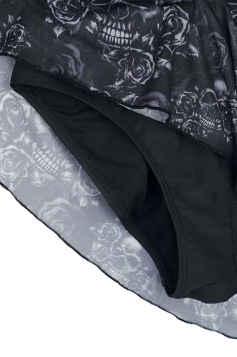 black-premium-by-emp-badeanzug-totenkopf-rosen-damen-schwarz image 7