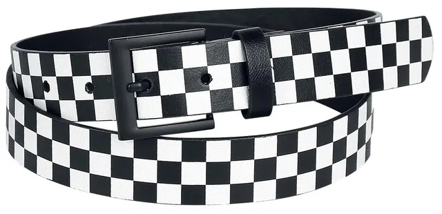 red-by-emp-g-rtel-schachbrett-schwarz-wei-unisex image 1