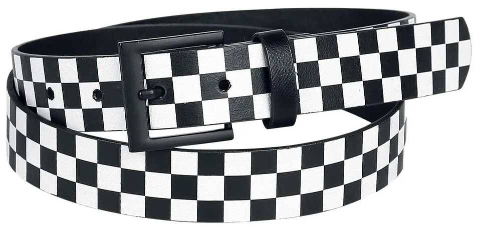 red-by-emp-g-rtel-schachbrett-schwarz-wei-unisex image 1