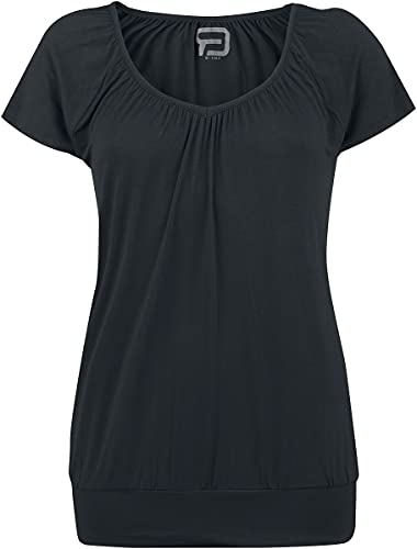 red-by-emp-damen-t-shirt-schwarz-locker-b-ndchen image 5