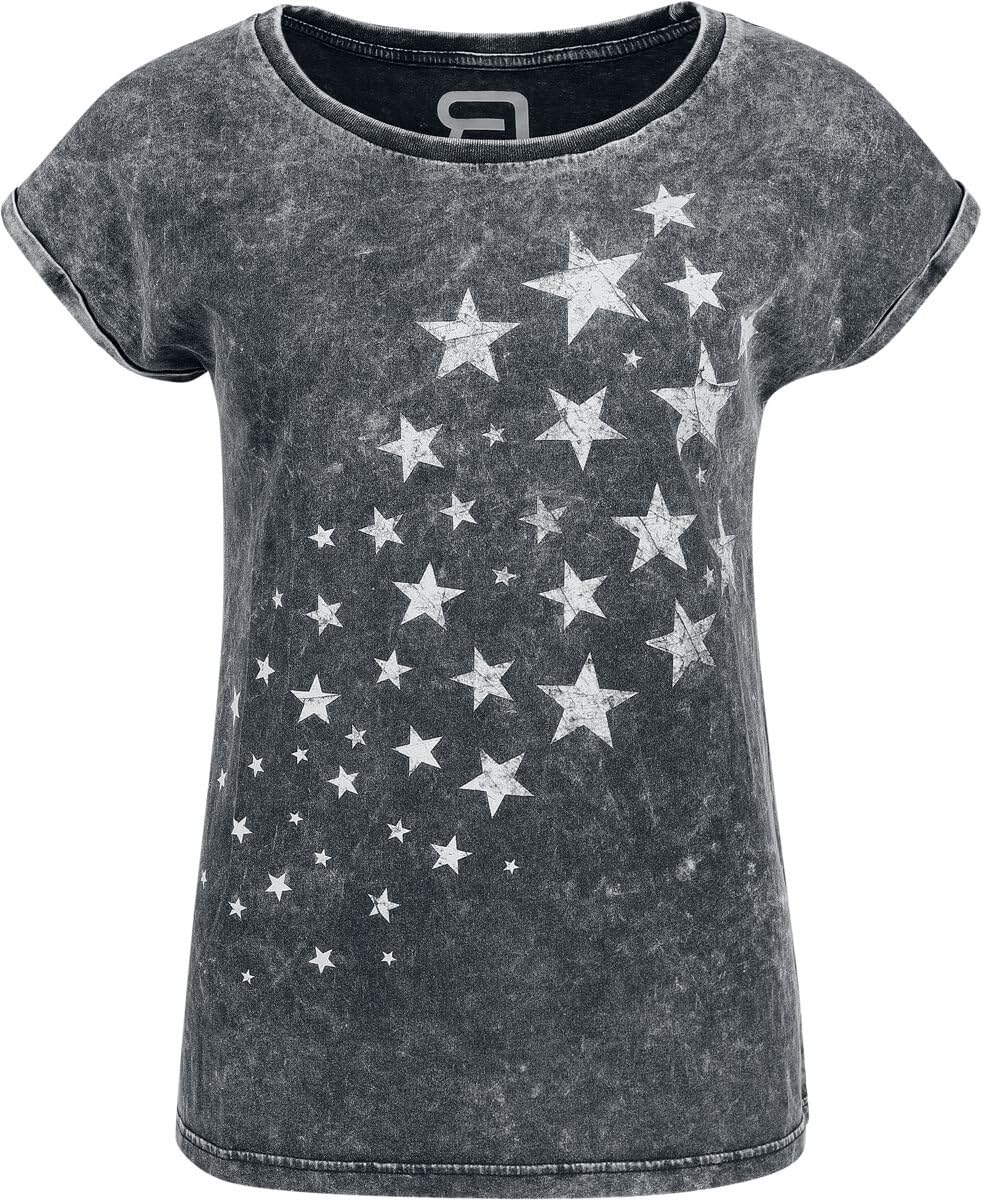 red-by-emp-graues-t-shirt-sternenprint-gr-e-m image 1