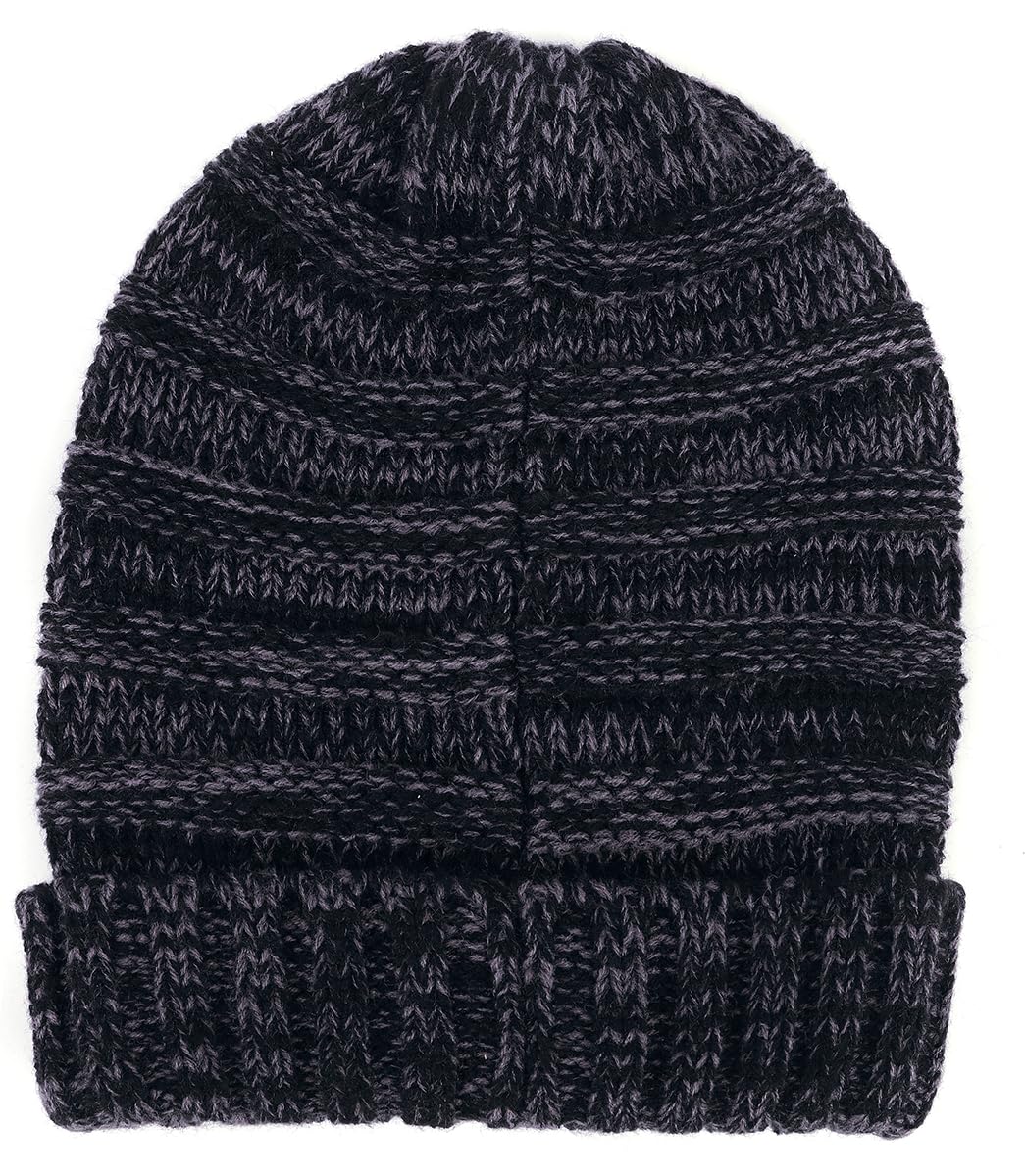 black-premium-by-emp-graue-strick-beanie-m-tze-herren-winter image 3