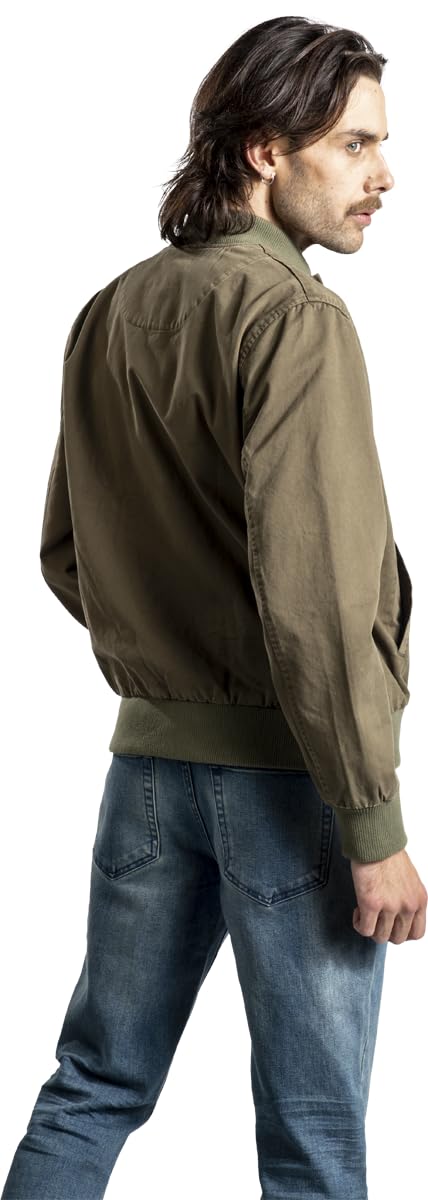 red-by-emp-washed-blouson-jacket-khaki-gr-e-l image 7