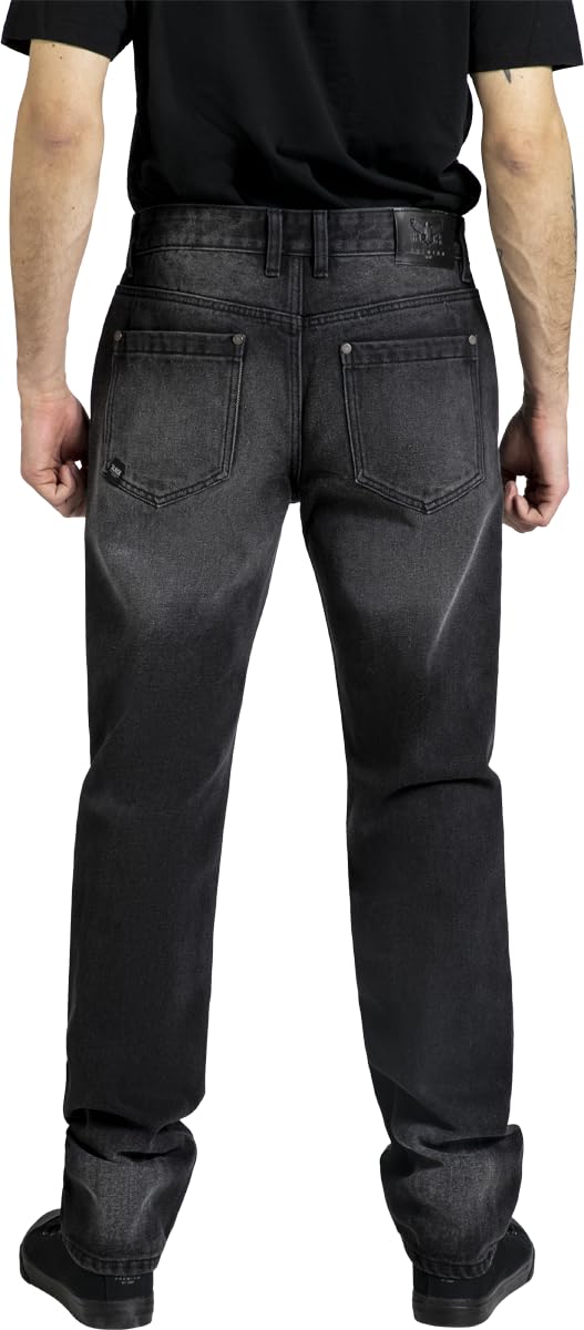 black-premium-by-emp-herren-jeans-schwarz-medium-rise-gerader-schnitt image 6