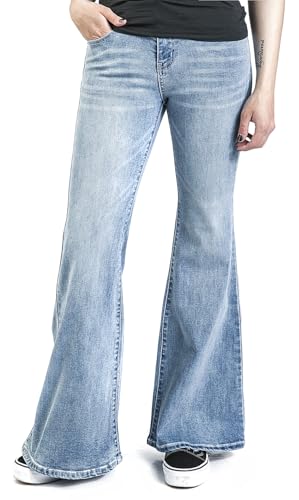 red-by-emp-hosen-hellblaue-bootcut-jeans-mit-schlag-30w-32l image 8