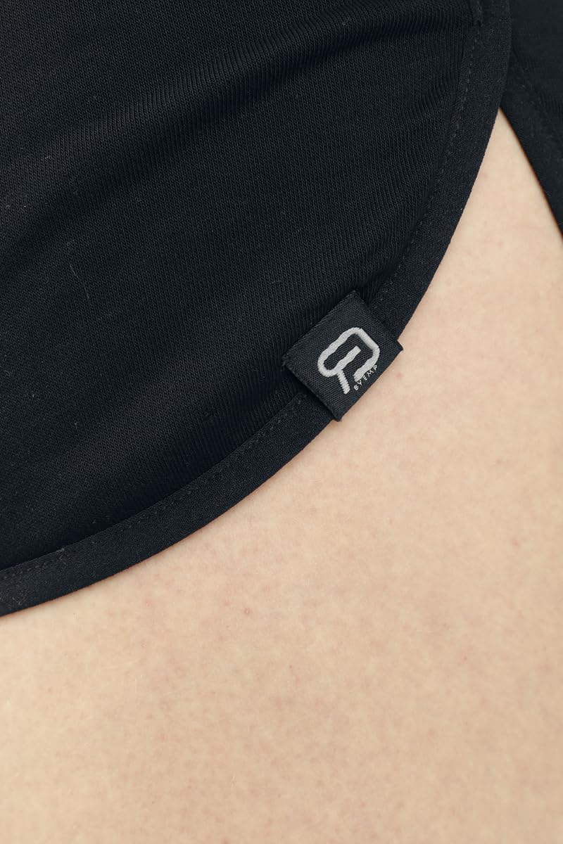 red-by-emp-shorts-damen-schwarz-labelpatch-gr-e-l image 4