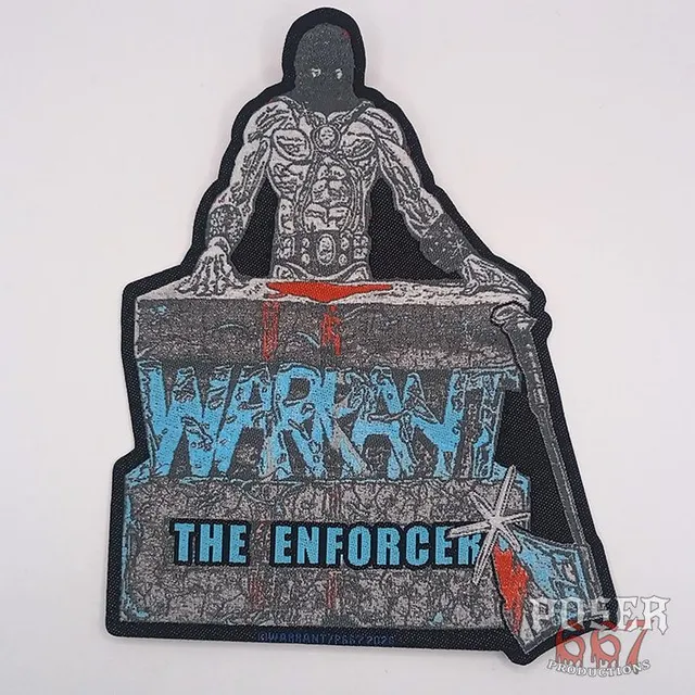 poser667-warrant-the-enforcer-patch-gewebt-12-cm image 1