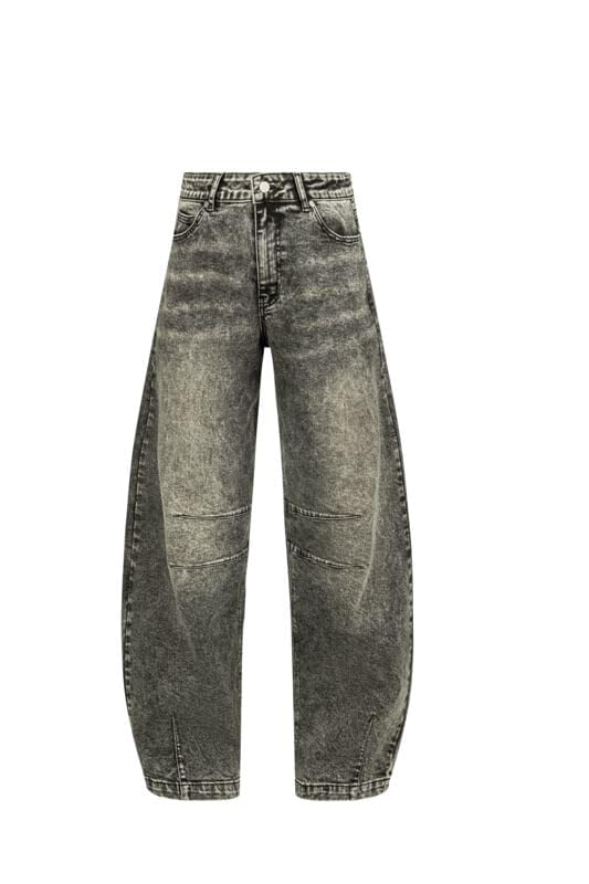 red-by-emp-hosen-damen-jeans-grau-barrel-fit-30w-32l-stickerei image 4