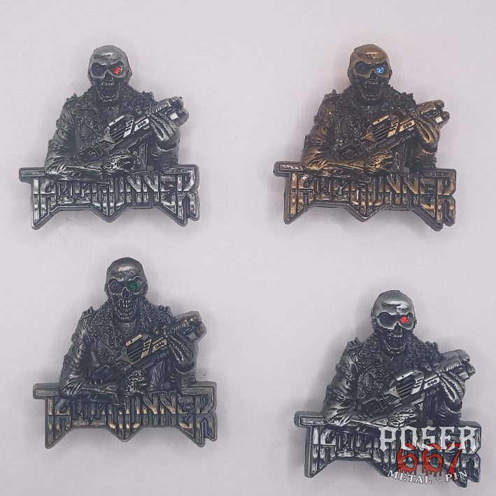 tailgunner-guns-for-hire-3d-pin-metallpin-5-cm-rotes-auge image 2