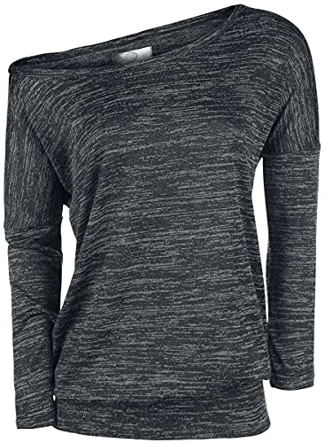 red-by-emp-longsleeves-basic-langarmshirt-grau-meliert-xl image 7
