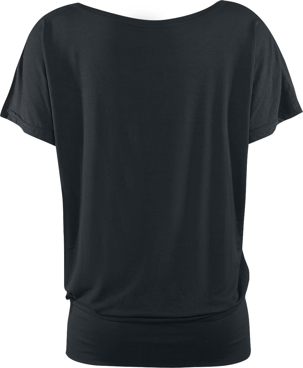 red-by-emp-t-shirt-damen-locker-schwarz-mit-breitem-bund image 3