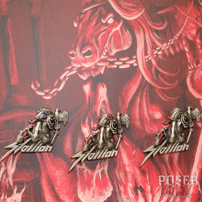 poser667-stallion-from-the-dead-3d-pin-5-cm-silber-rot image 3