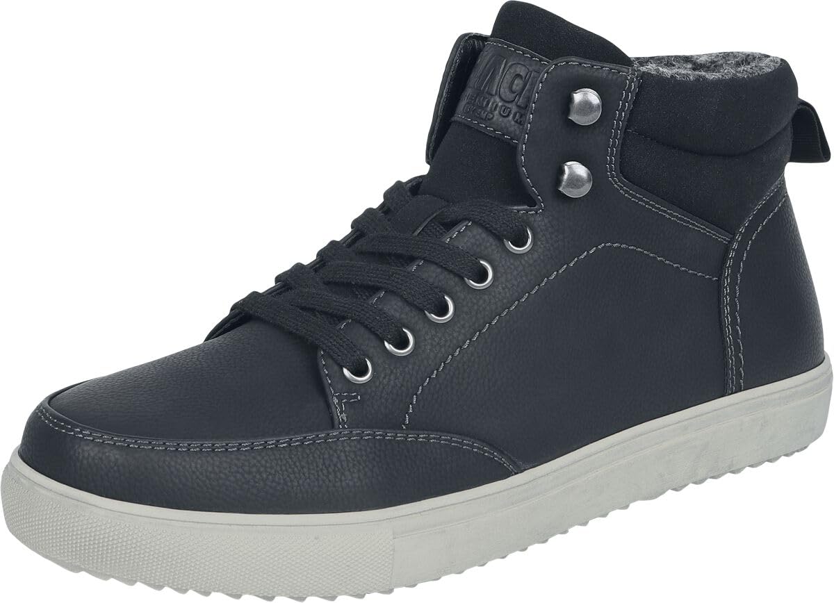 black-premium-by-emp-herren-sneaker-schwarz-rei-verschluss-gr-44 image 1