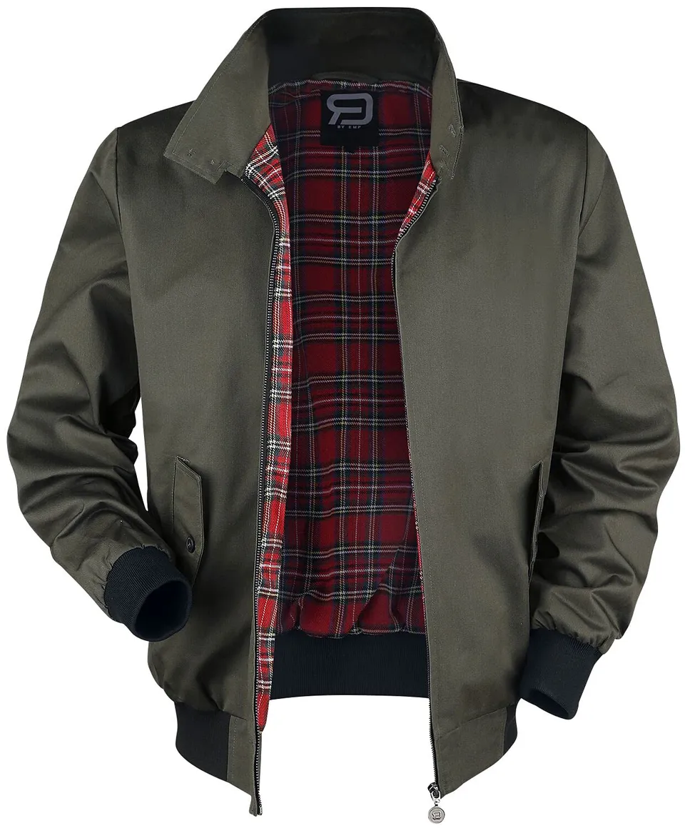 red-by-emp-bergangsjacke-jacke-xl-khaki-stehkragen image 1