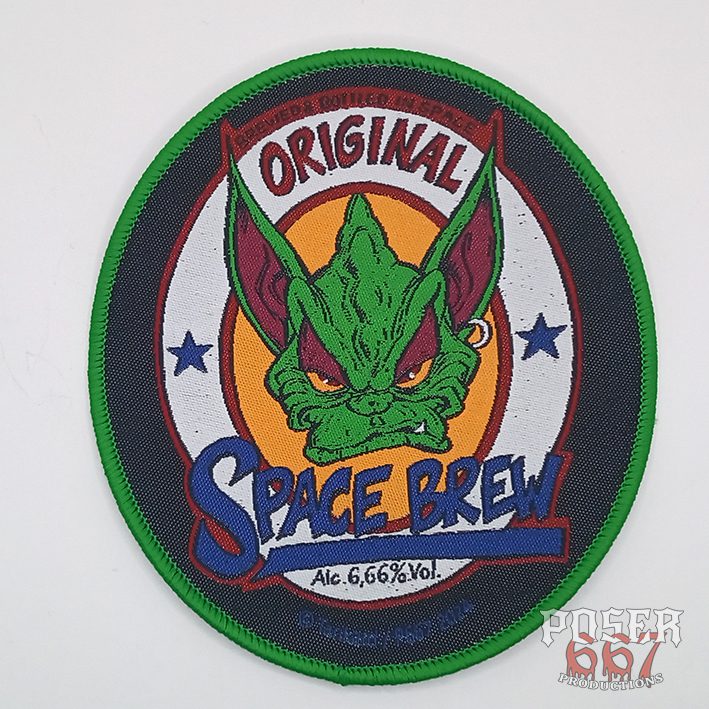 tankard-space-beer-patch-aufn-her-10-cm-schwarzer-rand image 1