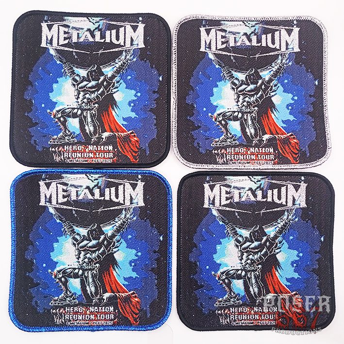 poser667-metalium-hero-nation-patch-schwarz-9-5-cm image 2