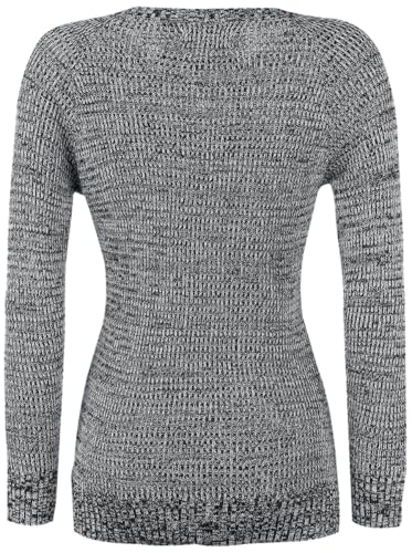 black-premium-by-emp-strickpullover-damen-grau-xl image 8