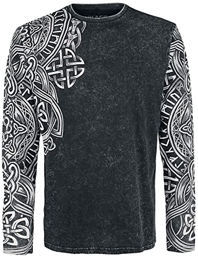 black-premium-by-emp-longsleeves-schwarzes-langarmshirt-l image 6