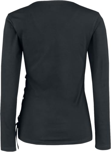 black-premium-damen-langarmshirt-schwarz-schn-rung-m image 8