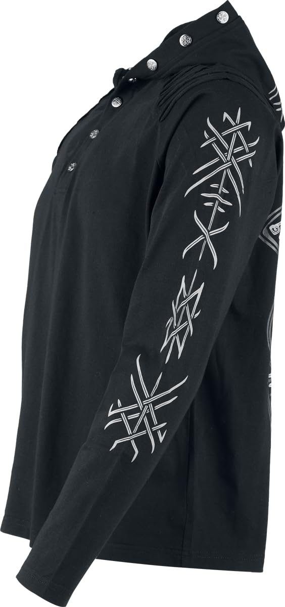black-premium-by-emp-herren-langarmshirt-schwarz-kapuze-xl image 5