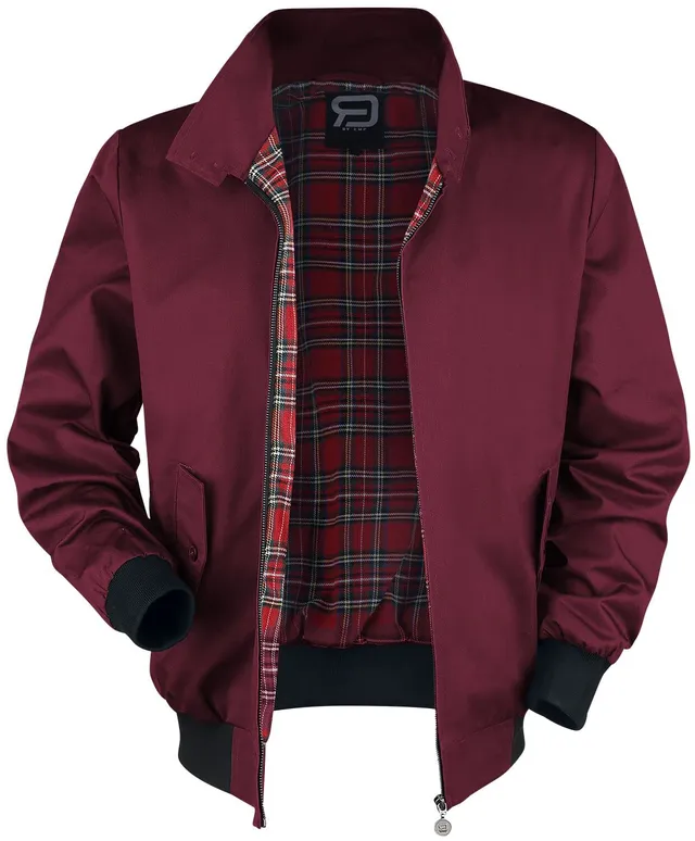 red-by-emp-herren-bomberjacke-bordeaux-gr-e-m-stehkragen image 1