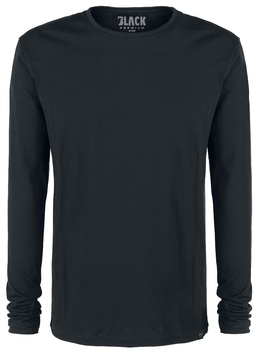 black-premium-by-emp-basic-longsleeves-herren-schwarz-m image 4