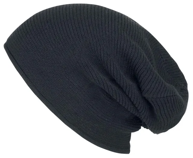 black-premium-beanie-unisex-schwarz-basic-m-tze image 1
