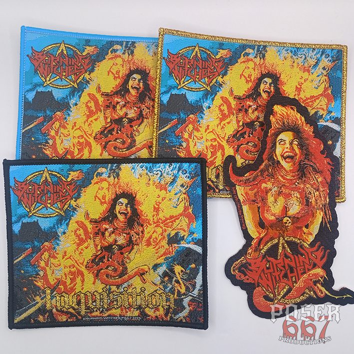 burning-witches-inquisition-patch-aufn-her-eckig-schwarz-11cm image 2