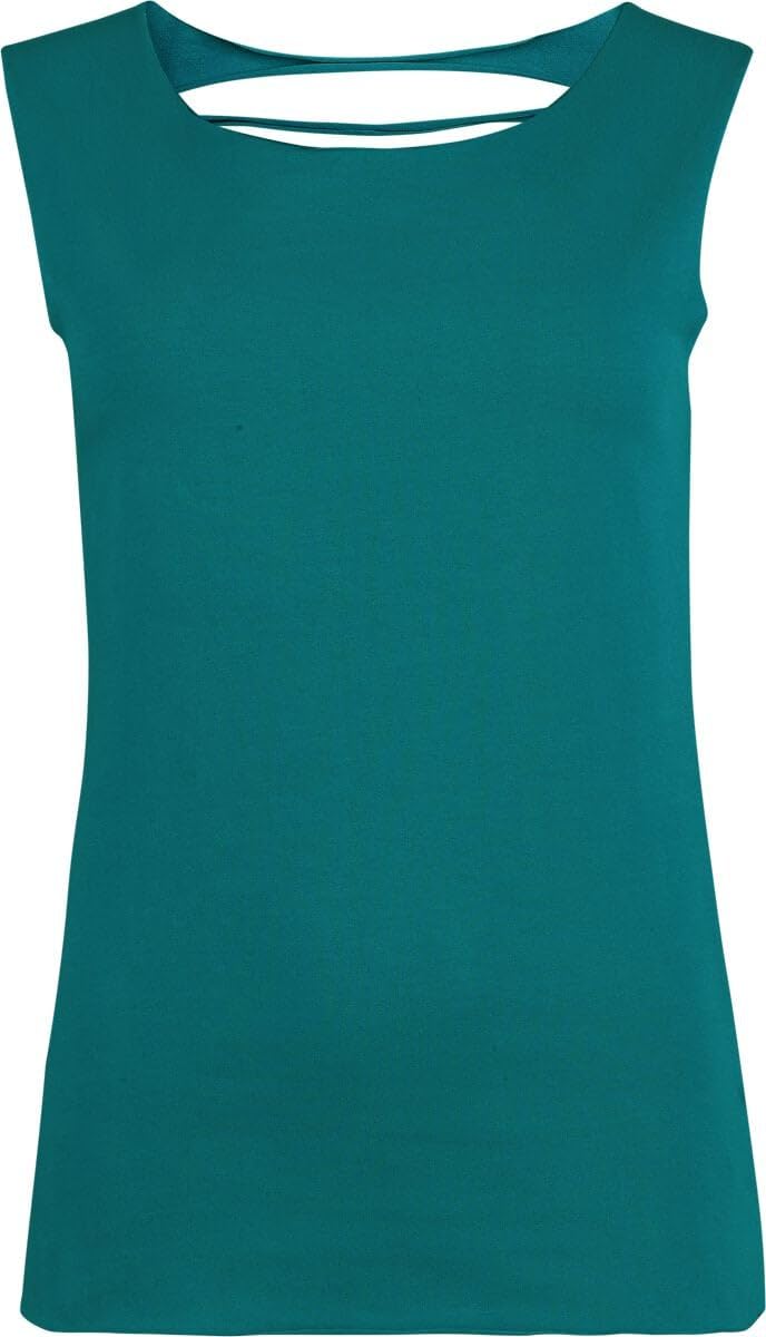 red-by-emp-top-t-rkis-cut-outs-offene-kanten-l image 1