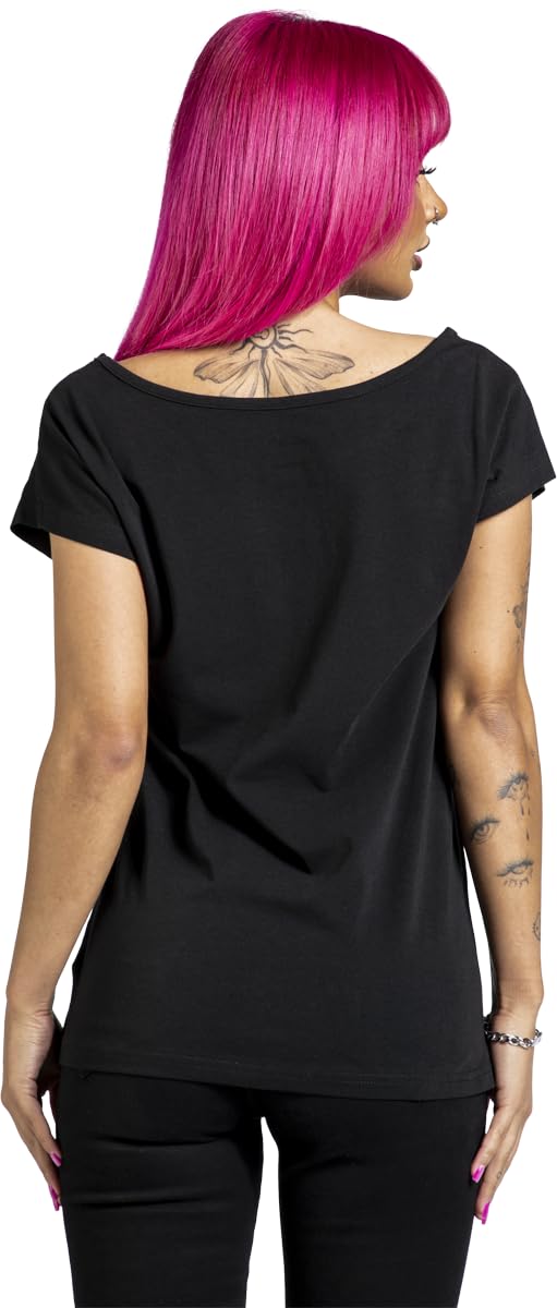 red-by-emp-damen-basic-t-shirt-schwarz-blau image 7