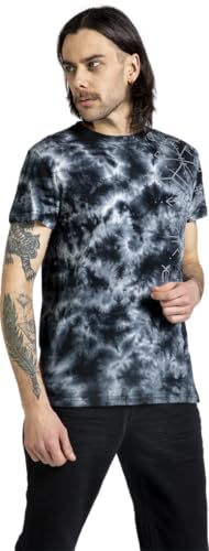 black-premium-by-emp-batik-t-shirt-print-herren-blau-schwarz image 7