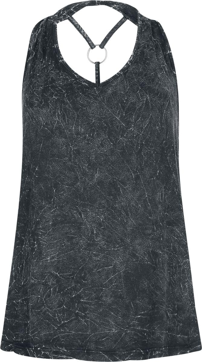 black-premium-by-emp-damen-top-dunkelgrau-used-ring-details image 1