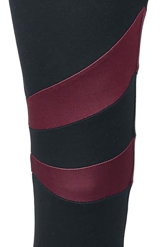 black-premium-leggings-schwarz-rot-damen-gr-e-l image 8